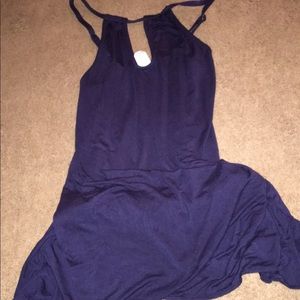 halter keyhole dress